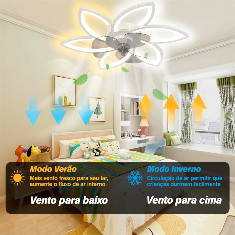 Ventilador de Teto Silencioso Lótus